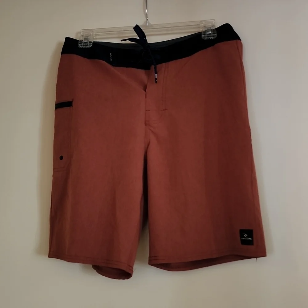 Rip Curl Board Shorts Rust Size 28